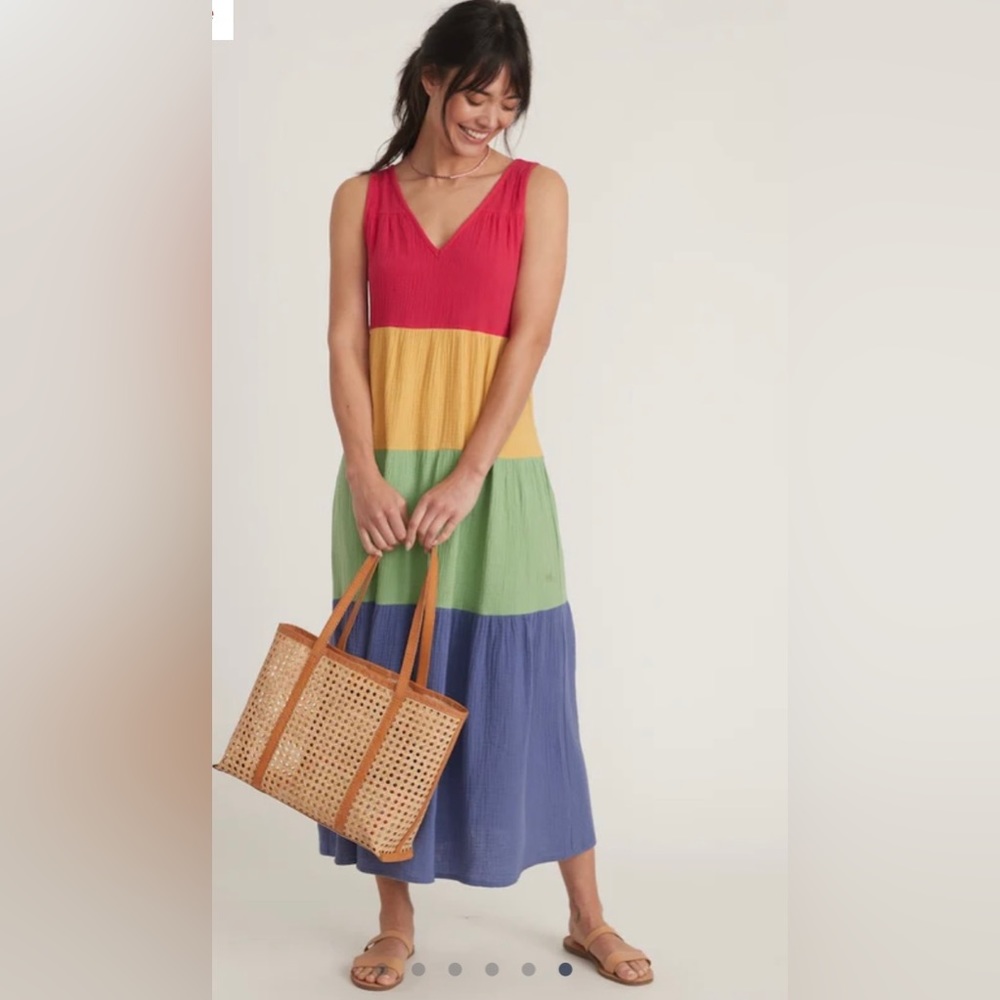 Marine Layer Multicolor Maxi Dress